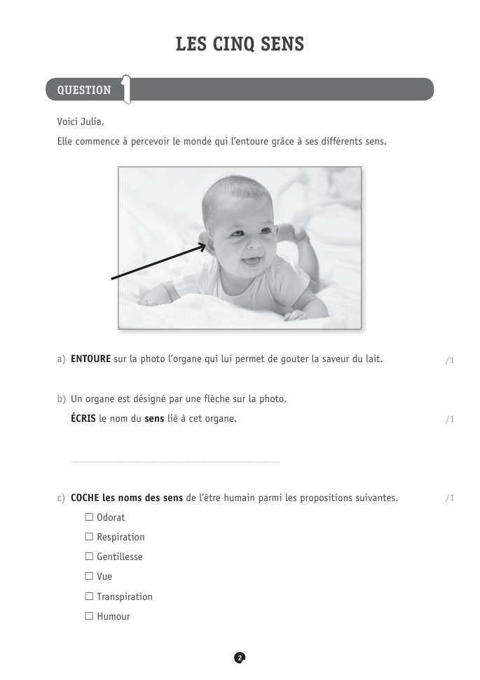 Exercice du questionnaire CEB 2024, page 22