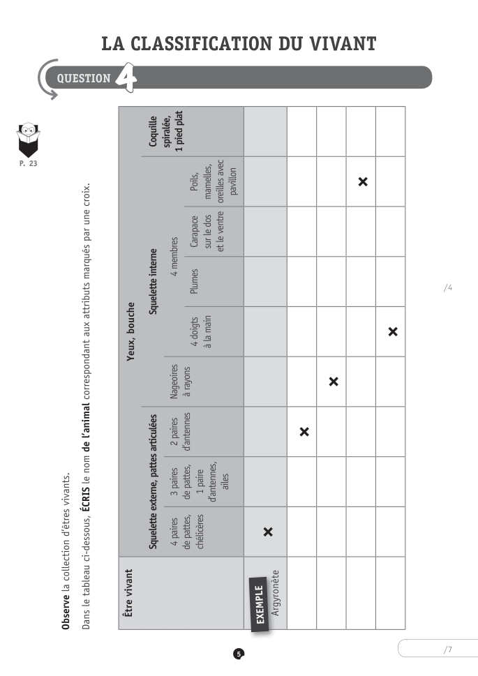 Exercice du questionnaire CEB 2024, page 25