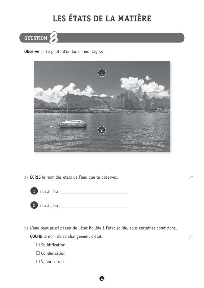 Exercice du questionnaire CEB 2024, page 30