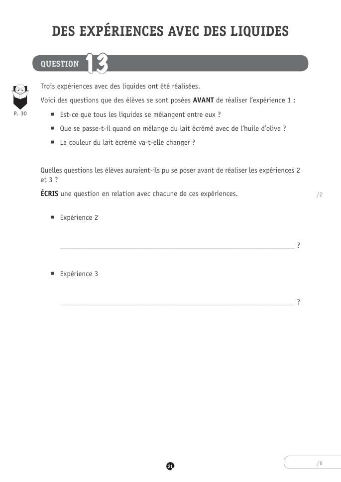 Exercice du questionnaire CEB 2024, page 41