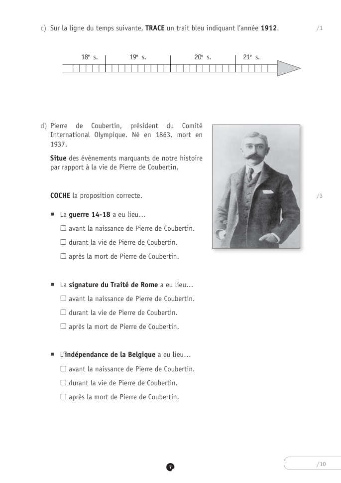Exercice du questionnaire CEB 2024, page 7