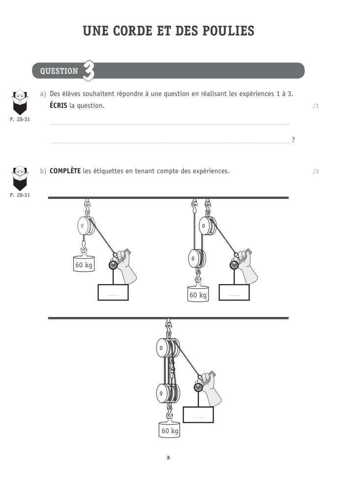 Exercice du questionnaire CEB 2025, page 140