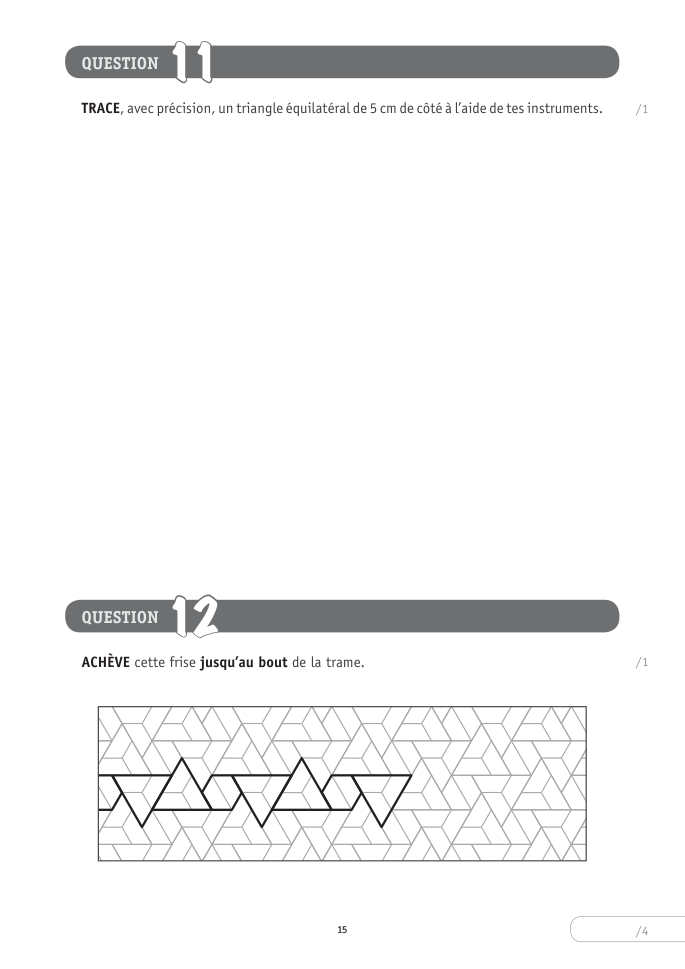 Exercice du questionnaire CEB 2025, page 27