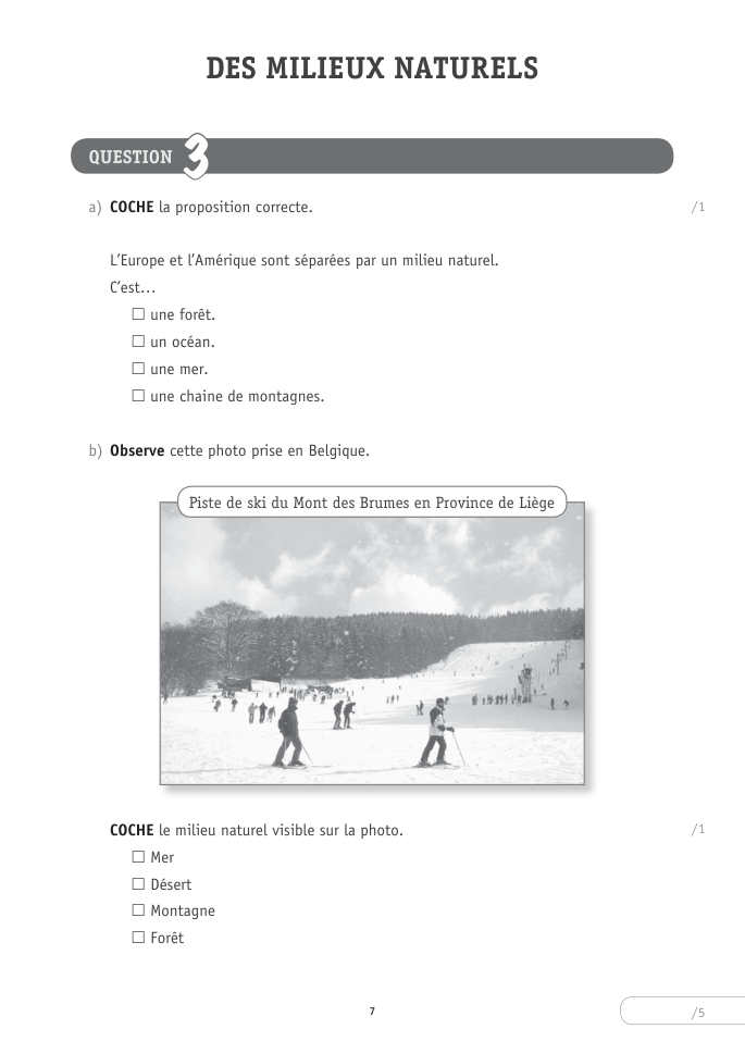 Exercice du questionnaire CEB 2025, page 63