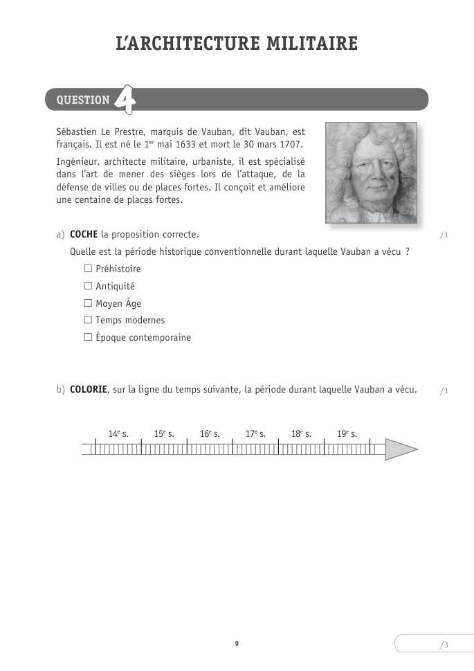 Exercice du questionnaire CEB 2025, page 65
