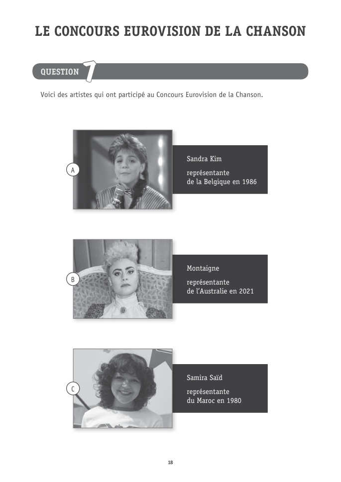 Exercice du questionnaire CEB 2025, page 74