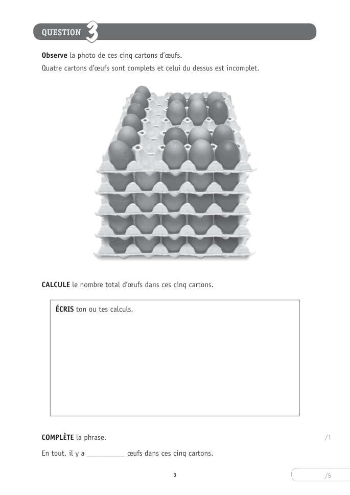 Exercice du questionnaire CEB 2025, page 91