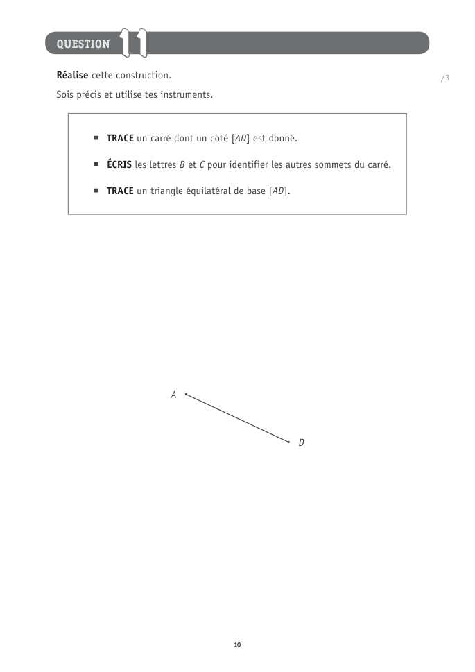 Exercice du questionnaire CEB 2026 Socles, page 26