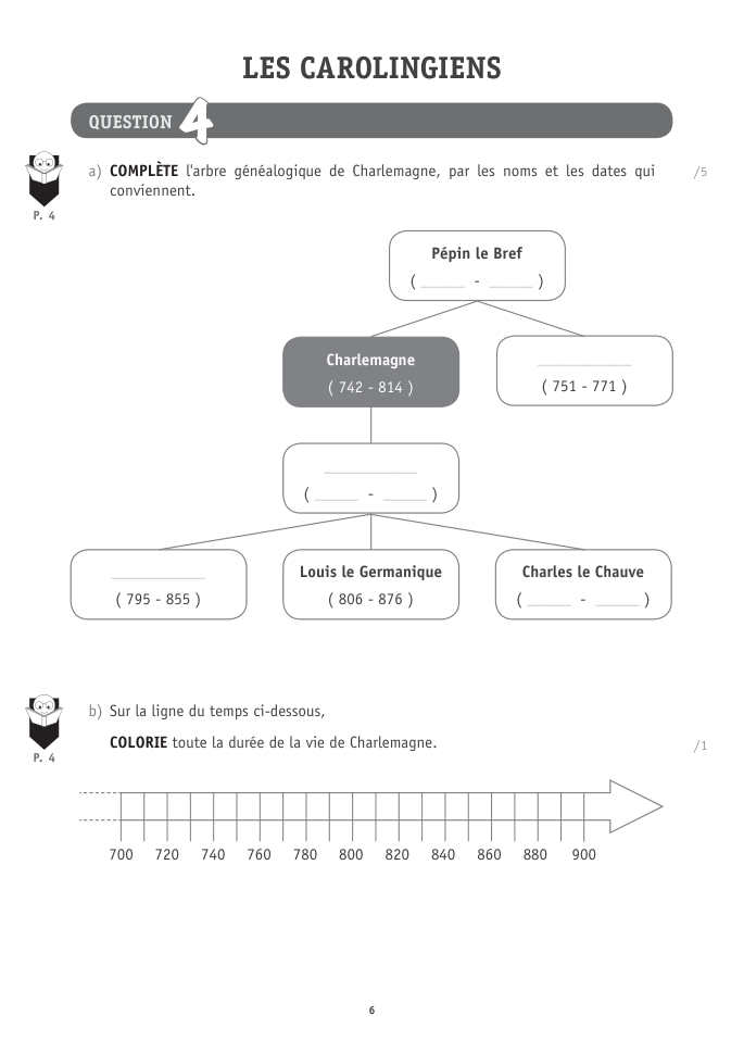 Exercice du questionnaire CEB 2026 Socles, page 62