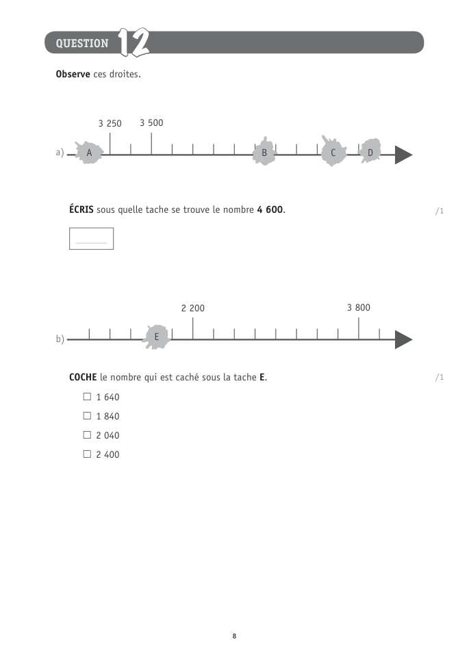 Exercice du questionnaire CEB 2026 Tronc commun, page 102