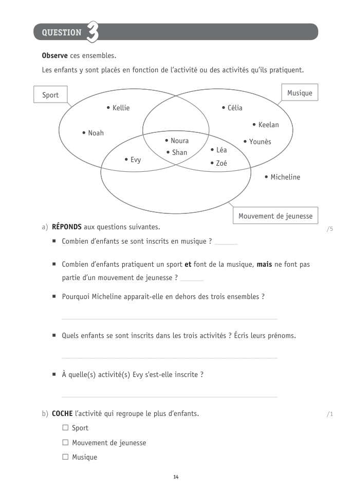 Exercice du questionnaire CEB 2026 Tronc commun, page 108