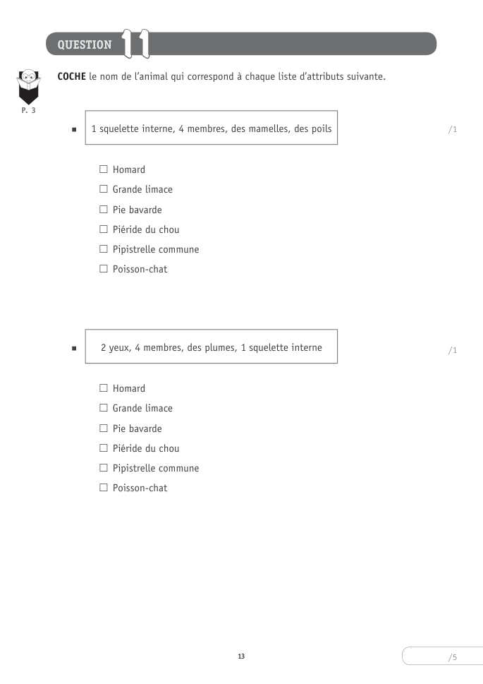 Exercice du questionnaire CEB 2026 Tronc commun, page 123