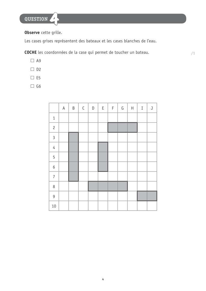 Exercice du questionnaire CEB 2026 Tronc commun, page 20