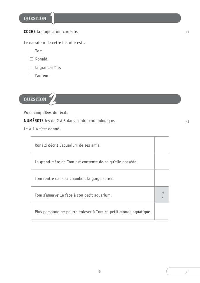Exercice du questionnaire CEB 2026 Tronc commun, page 3