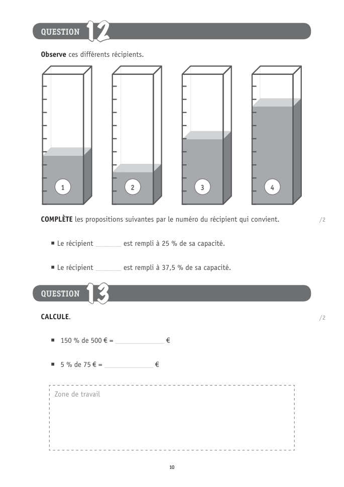 Exercice du questionnaire CEB 2026 Tronc commun, page 46