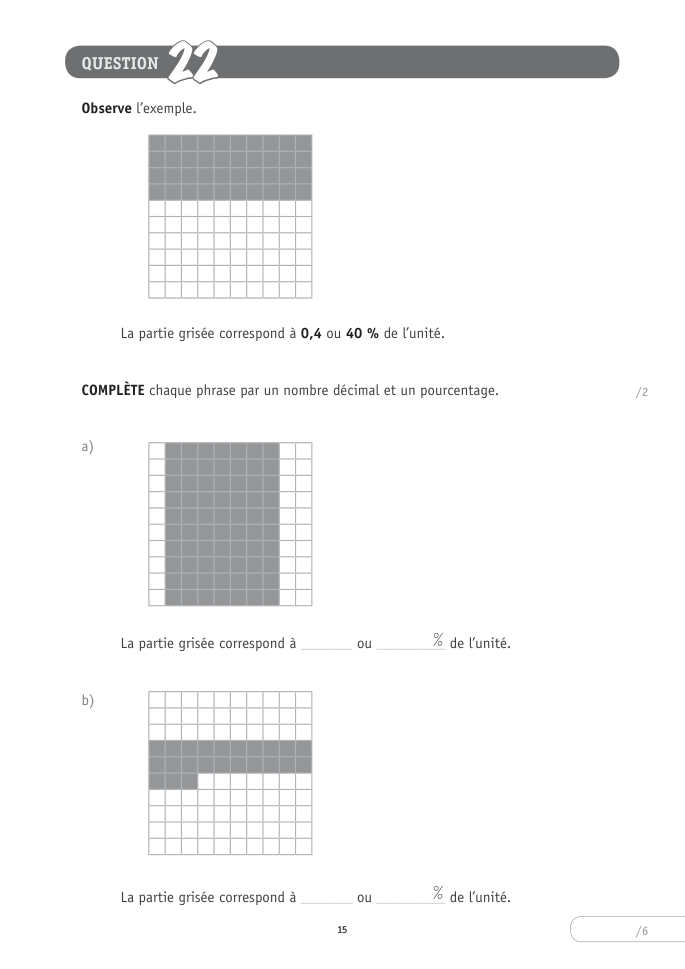 Exercice du questionnaire CEB 2026 Tronc commun, page 51