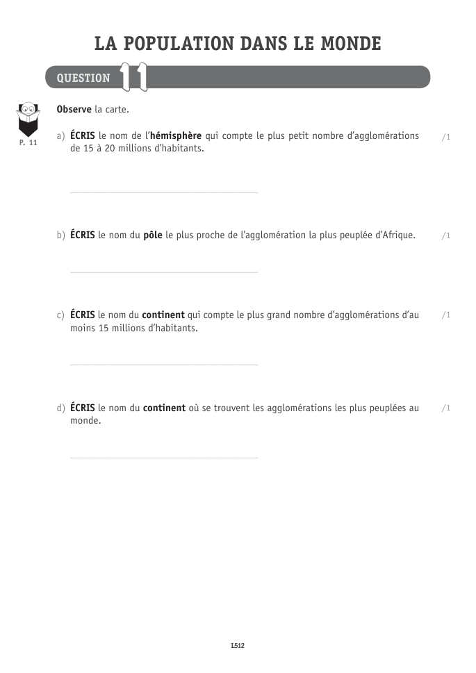 Exercice du questionnaire CEB 2026 Tronc commun, page 66