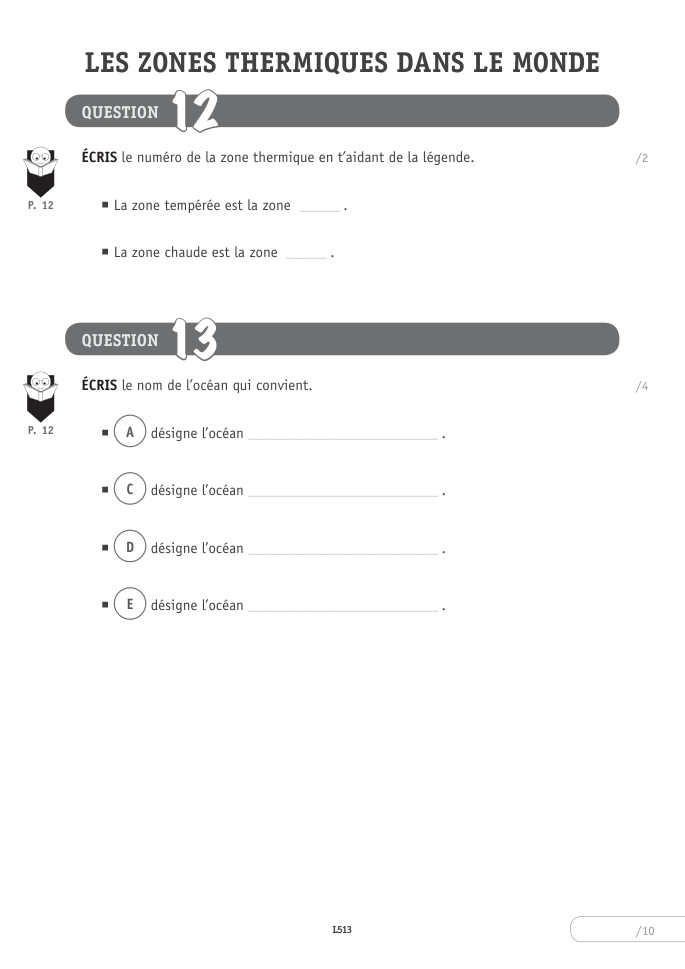 Exercice du questionnaire CEB 2026 Tronc commun, page 67