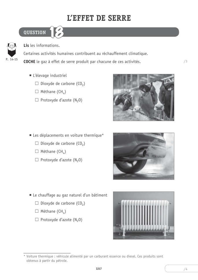 Exercice du questionnaire CEB 2026 Tronc commun, page 71
